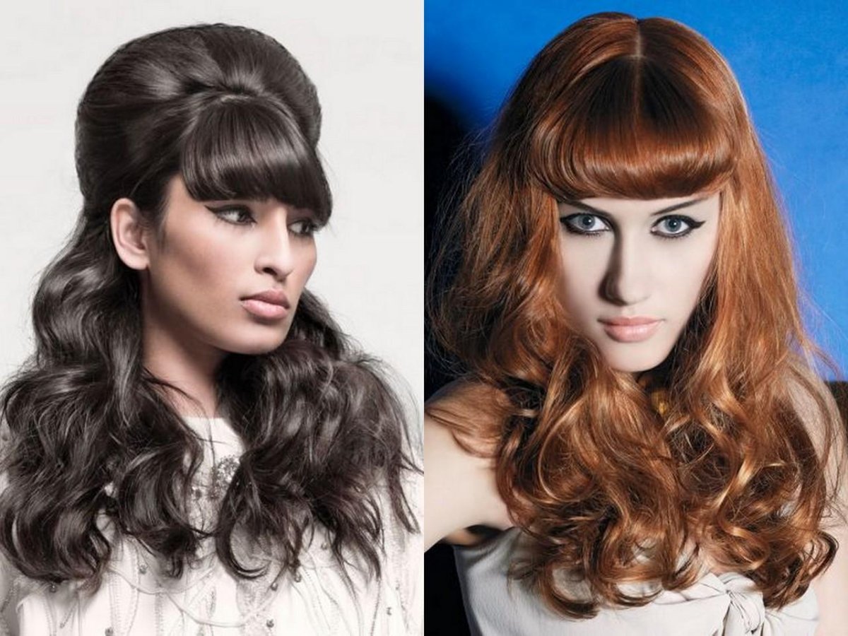 Прически с начесом на средние волосы