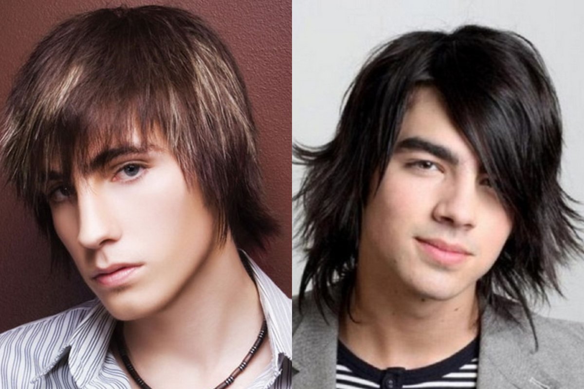 Каскад каре мужская