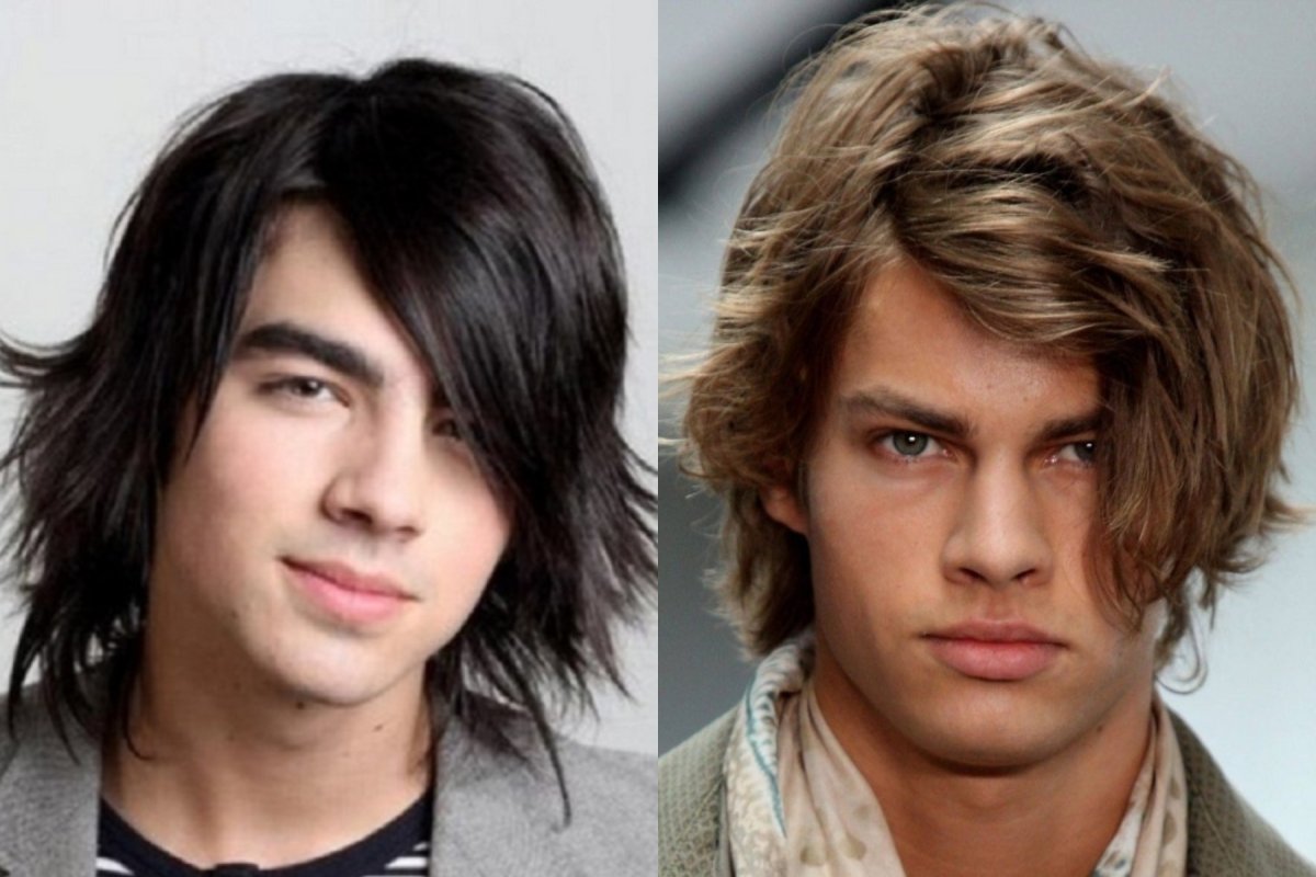 Градуированное Каскад каре мужское