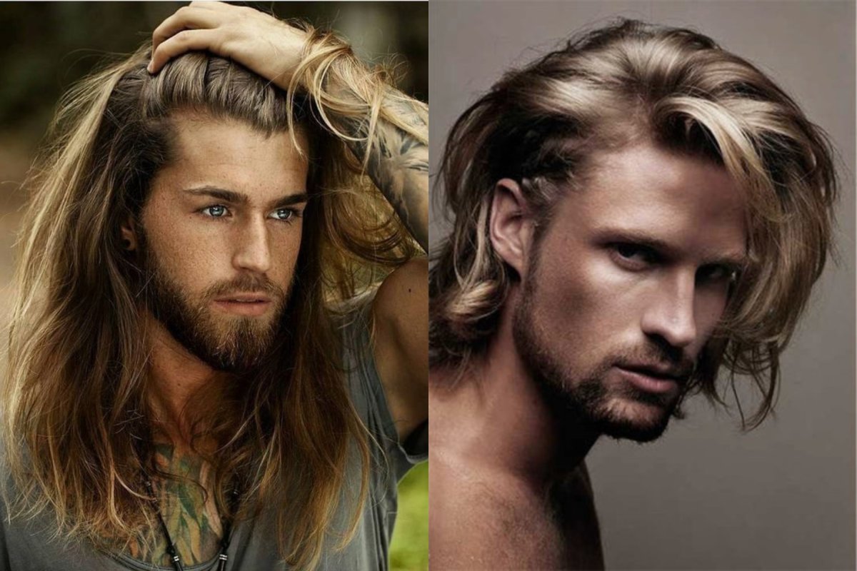 Длинные мужские стрижки