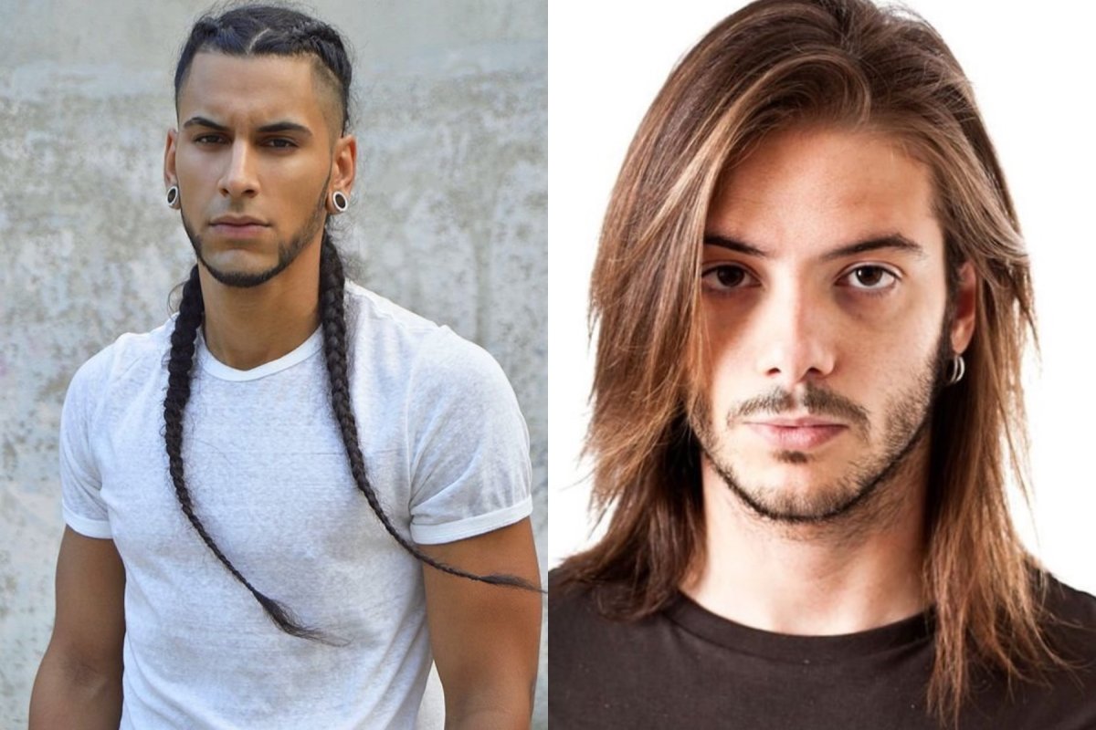 Длинные мужские стрижки