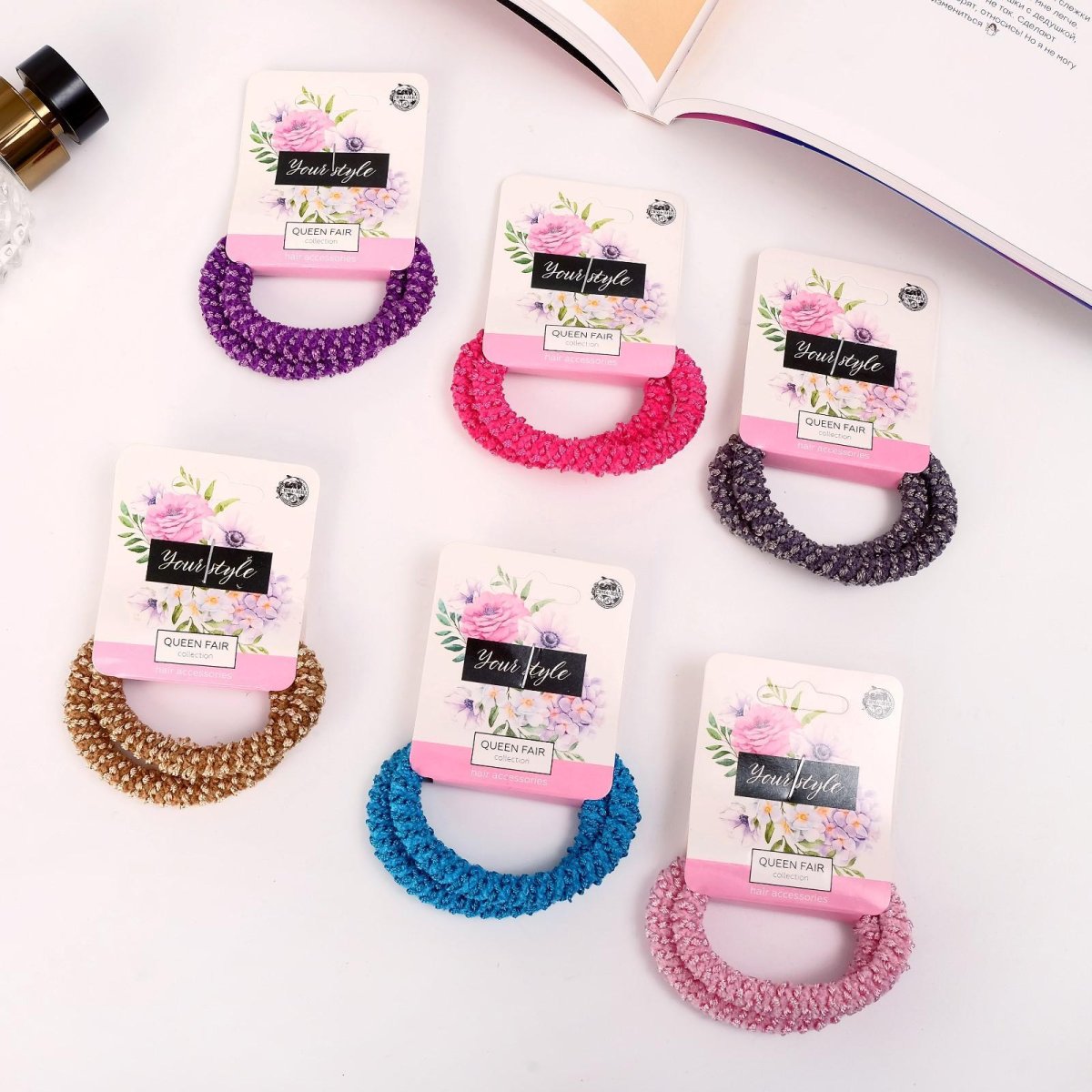 Резинка для волос "спорт" (набор 6 шт) круги 2788694