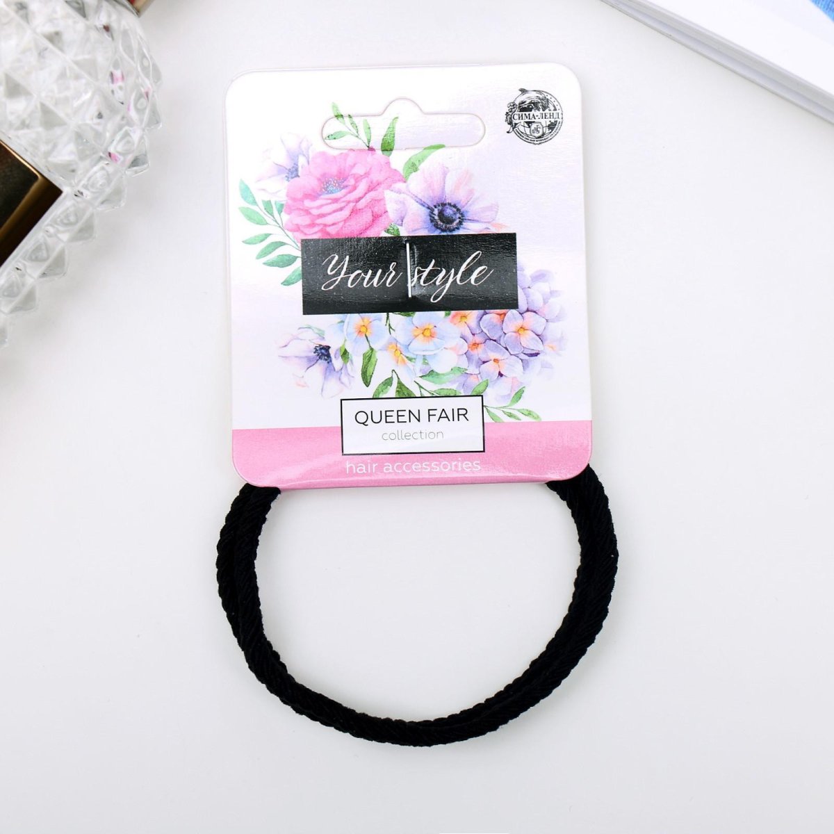 Резинка для волос "спорт" (набор 6 шт) цветочки 5144493