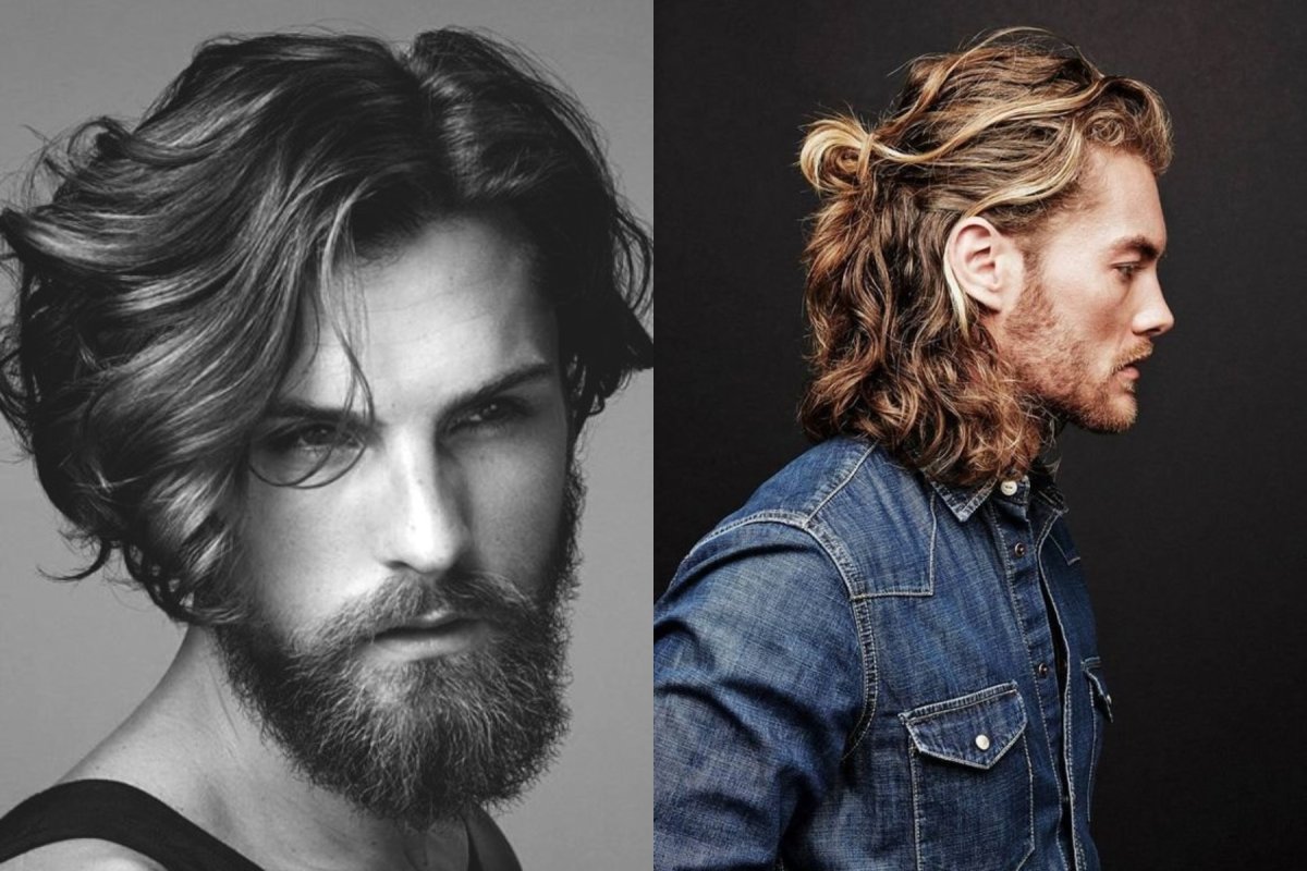 Мужские причёски с длинными волосами