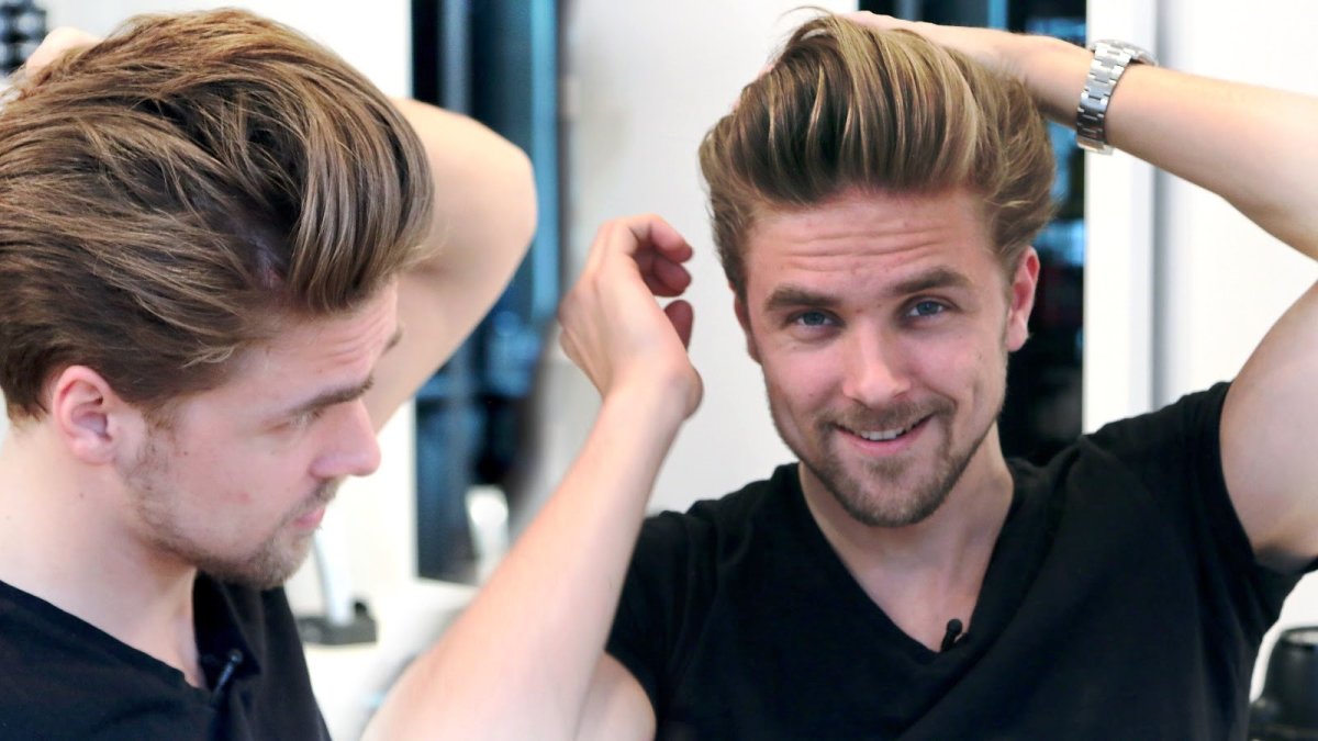 Укладка волос мужская