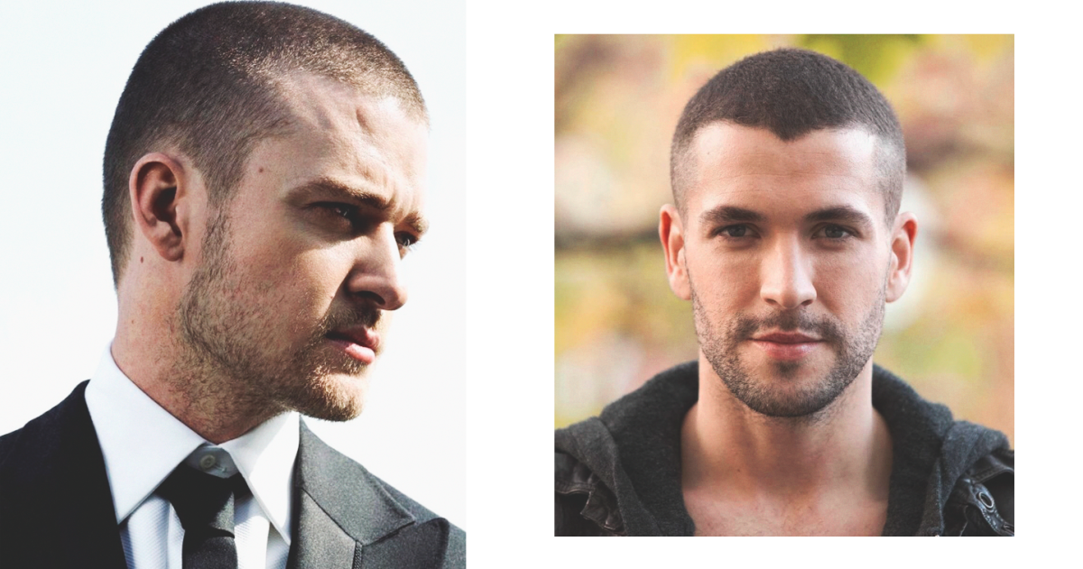 Короткие мужские стрижки с редкими волосами