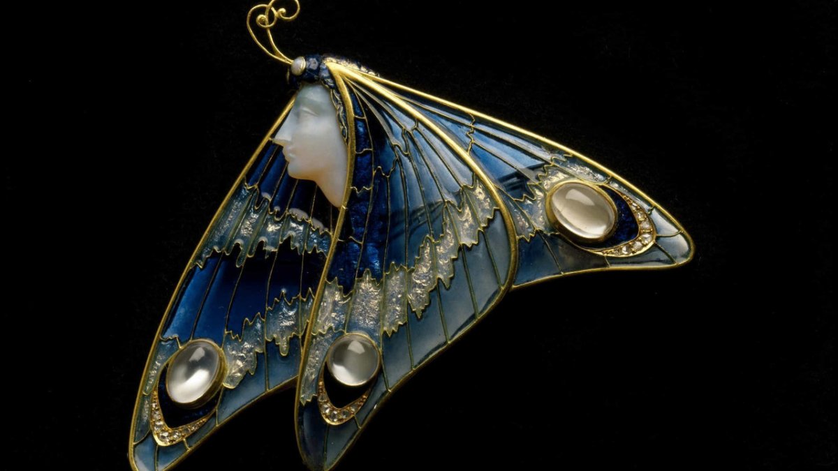 Рене Лалик брошь ар деко