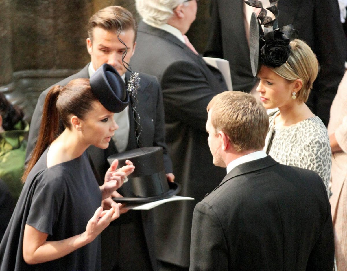 Виктория Бекхэм на свадьбе принца Уильяма