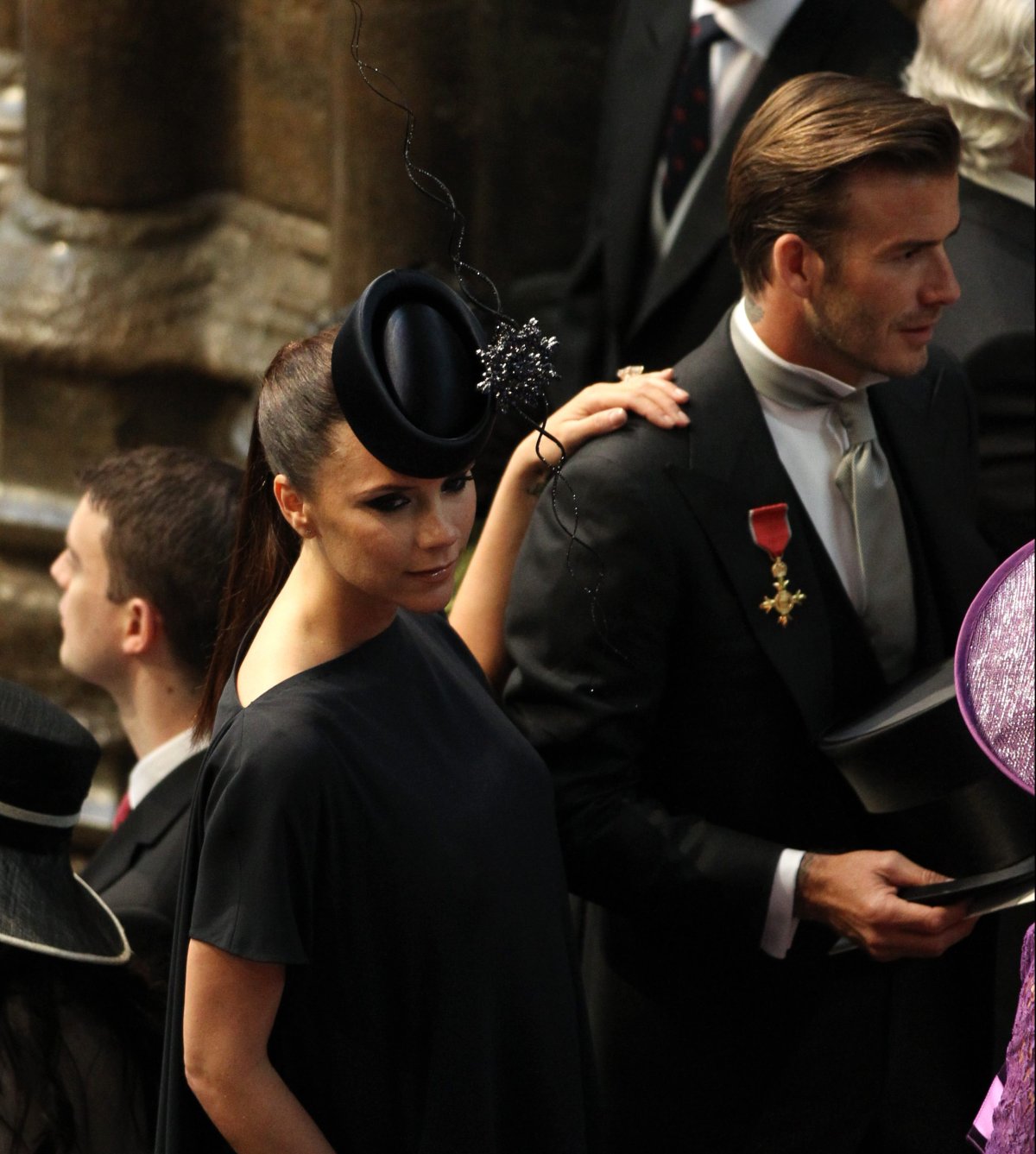 Виктория Бекхэм на королевской свадьбе