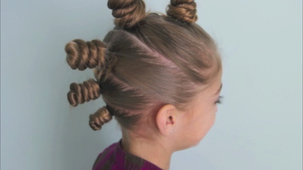 Прикольные причёски для девочек 10 лет