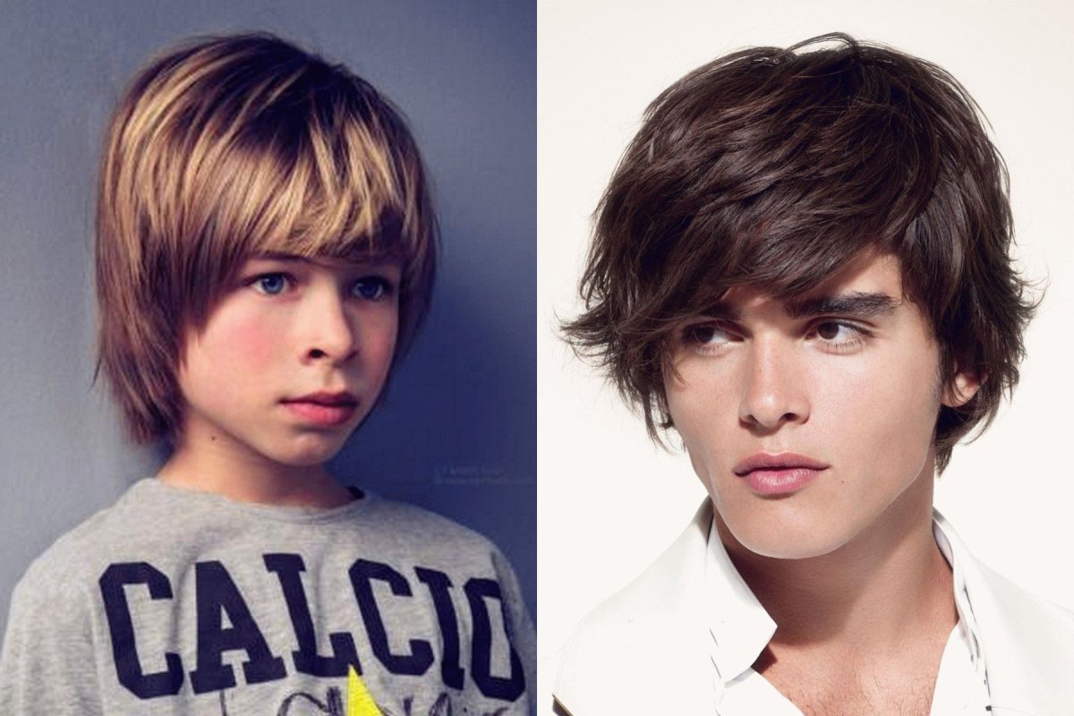 Стрижки на средние волосы для подростков мальчиков