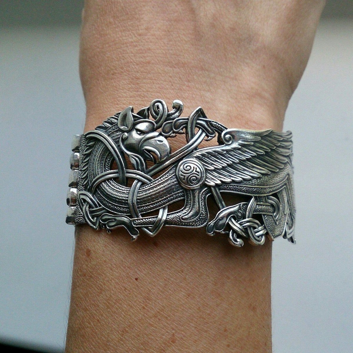 Браслет викинга серебро