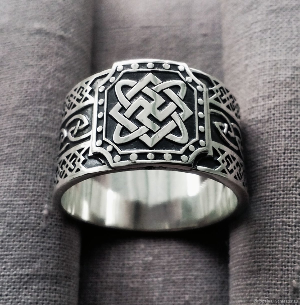 Кольцо оберег звезда Лады