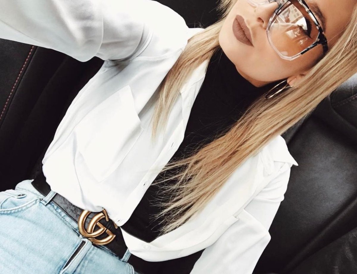 Водолазка с рубашкой женские