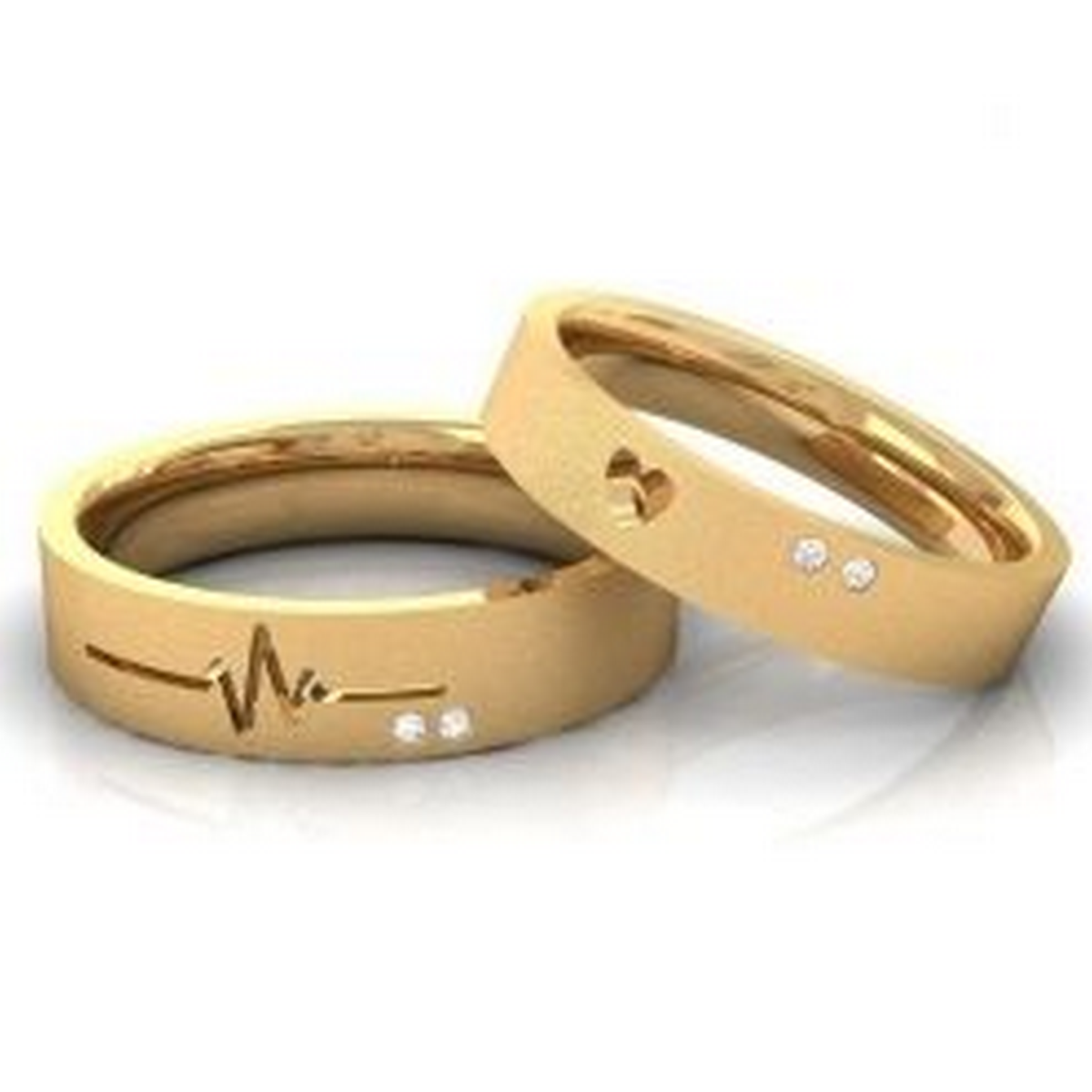 Кольца на свадьбу парные