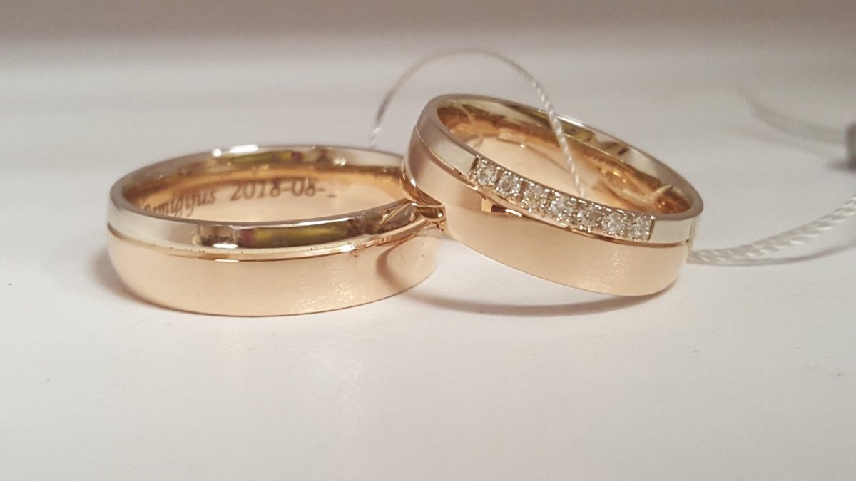 Обручальные кольца парные