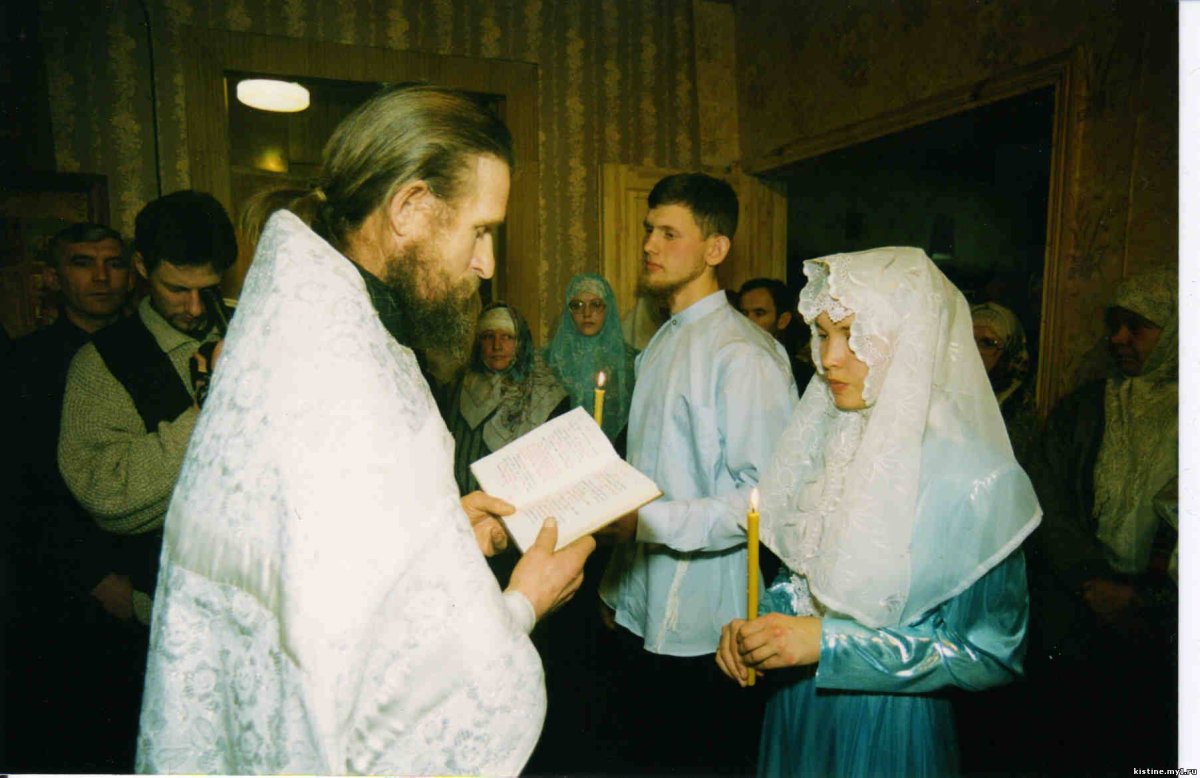 Платье для староверского венчания