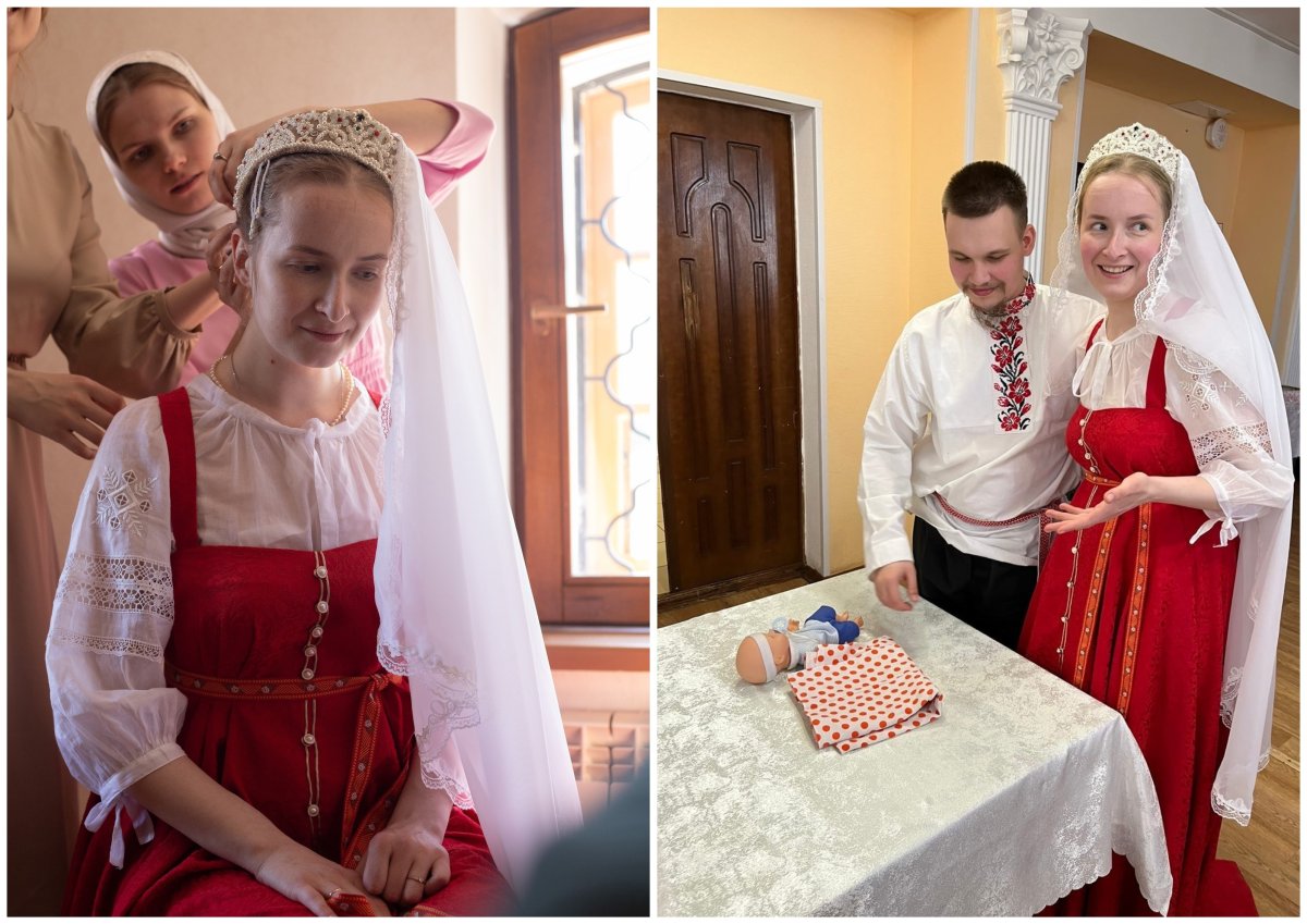 Староверы свадебный сарафан