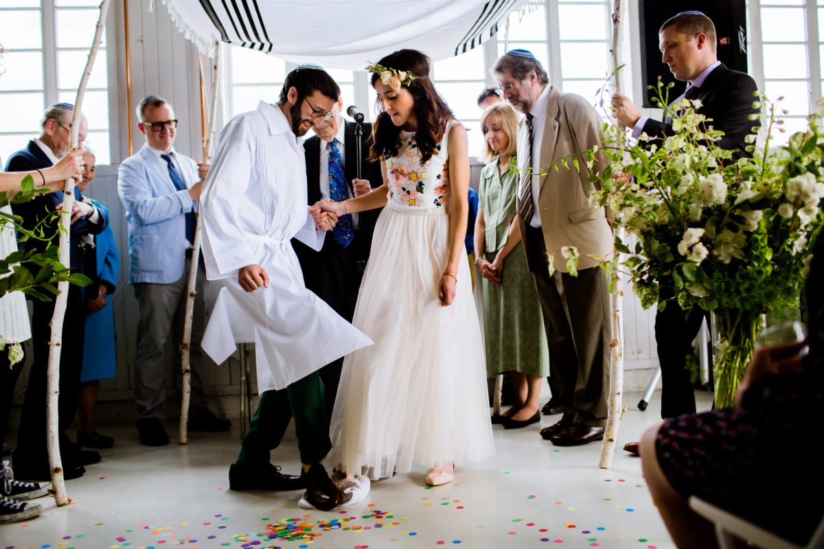 Еврейская свадьба фотосессия стильная