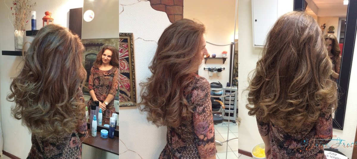 Химия на волосы на волосы до лопаток