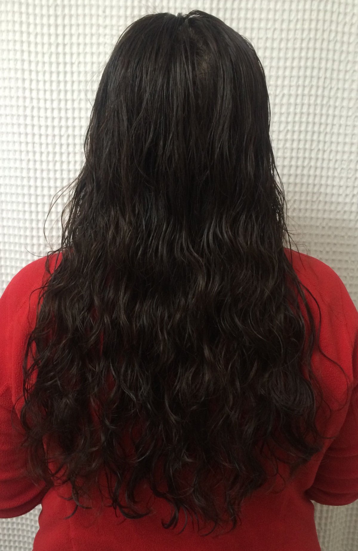 Кудрявые волосы до и после стрижки