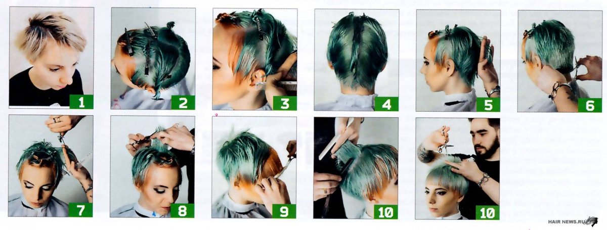 Короткая женская стрижка мастер класс