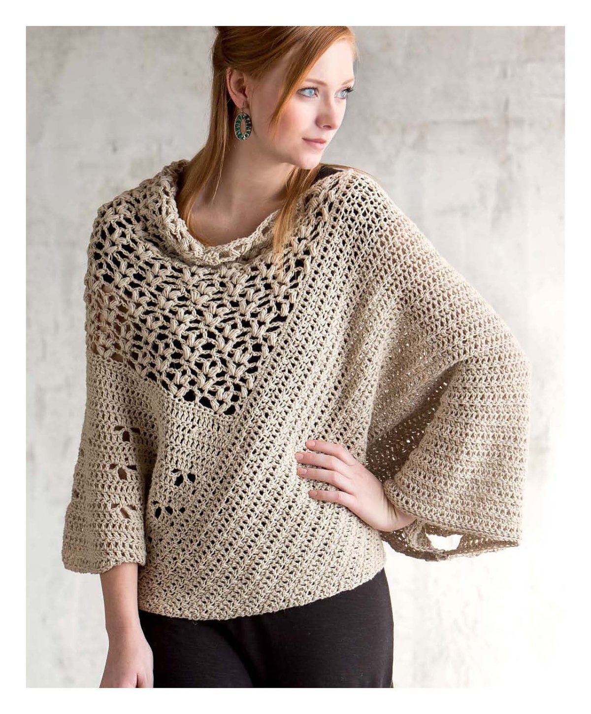 Оригинальные вязаные блузоны