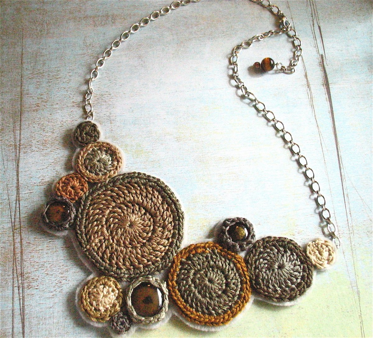 Украшения крючком в стиле бохо