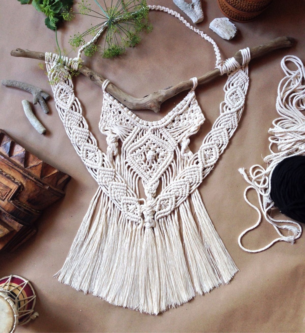 Колье в стиле бохо