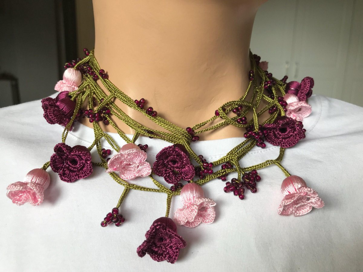 Украшения из трикотажа в стиле бохо