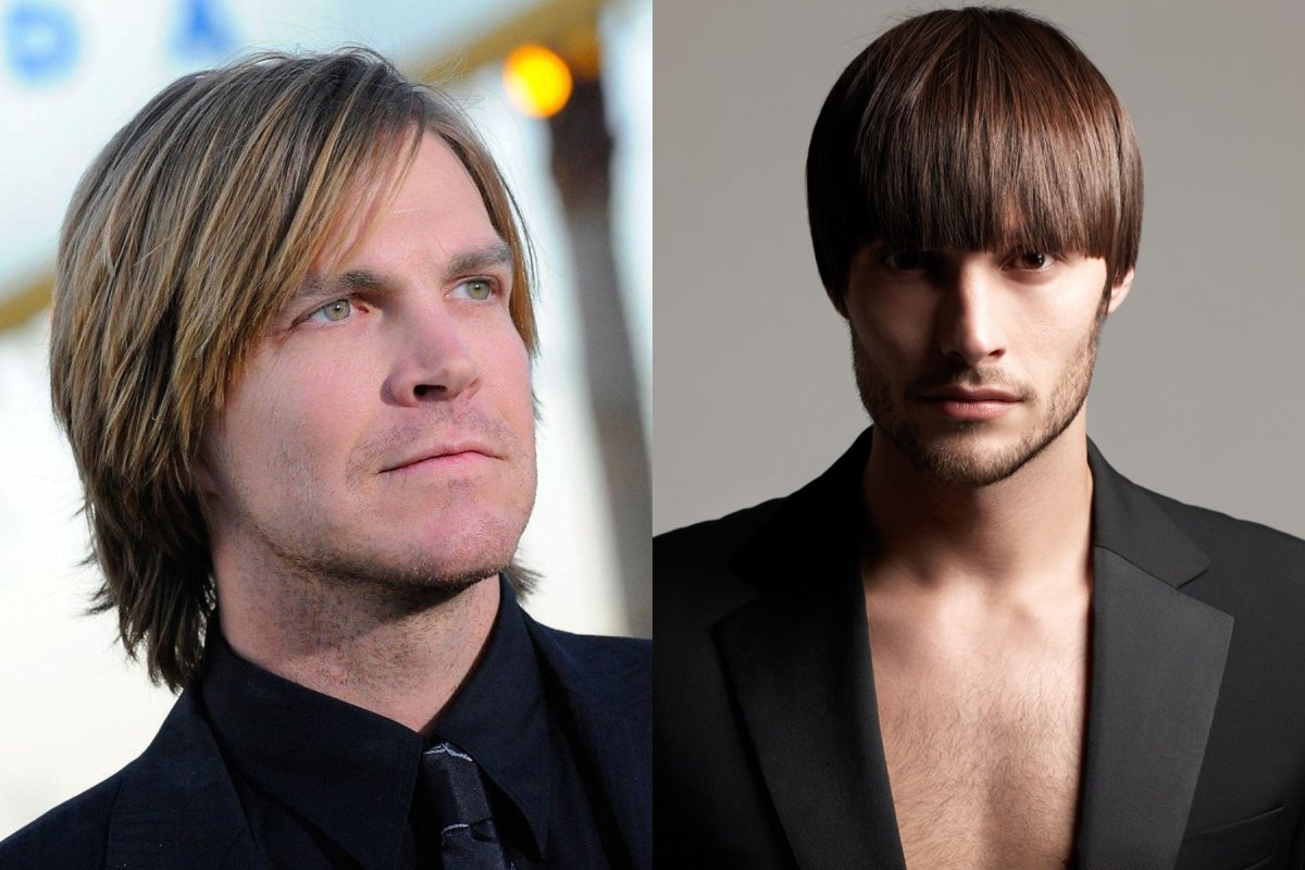 Удлинённая мужская стрижка