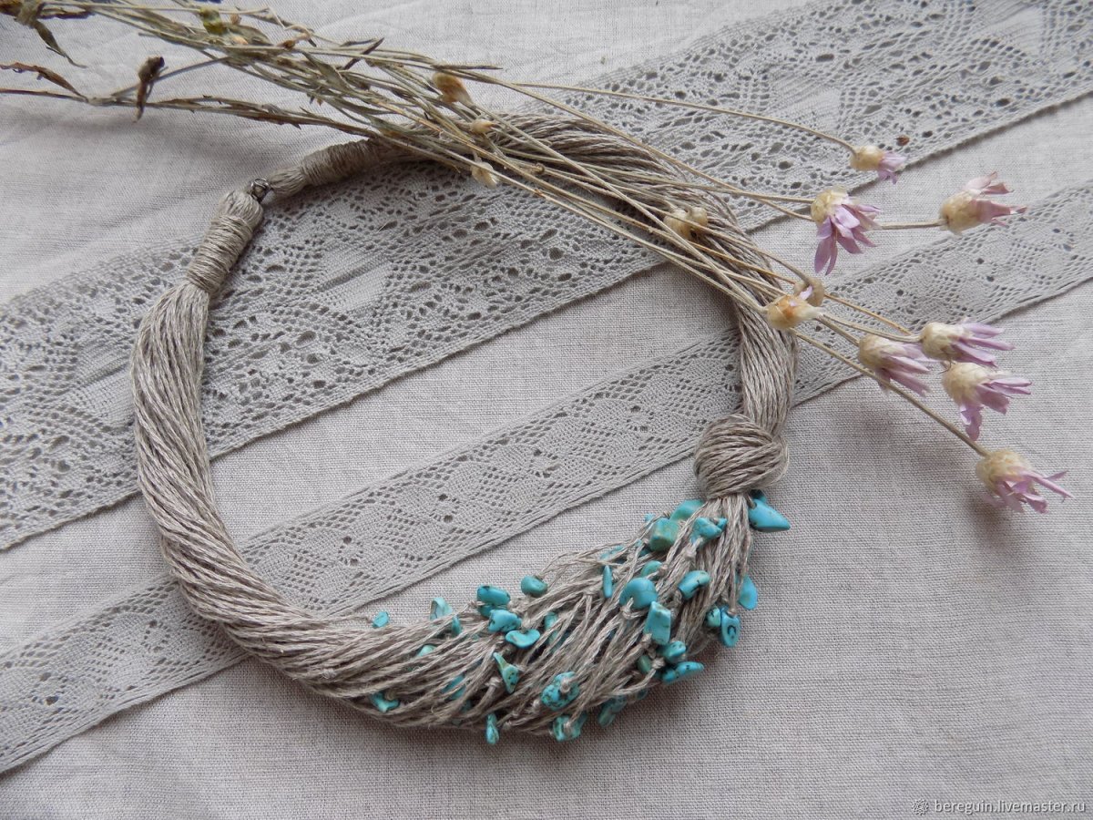 Колье в стиле бохо