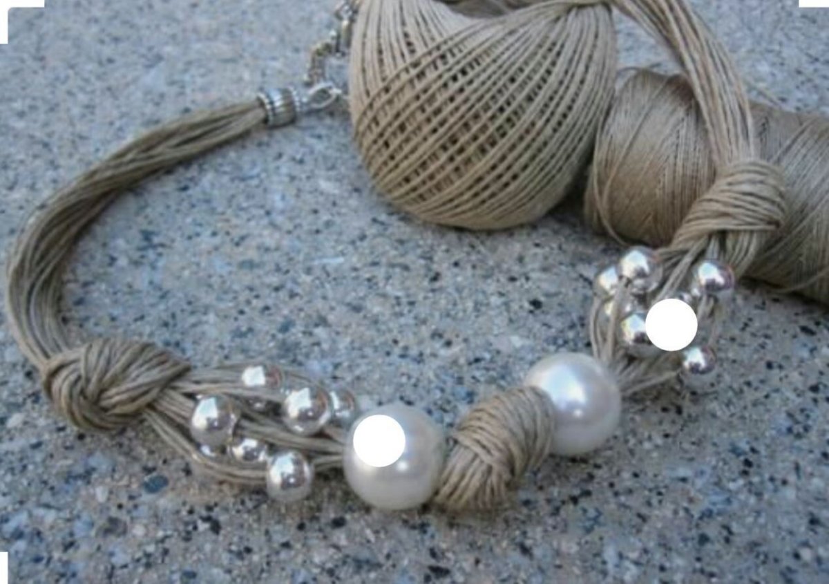 Шейные украшения из ткани