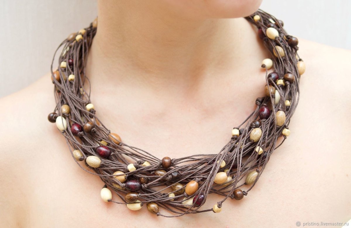 Бижутерия из льна