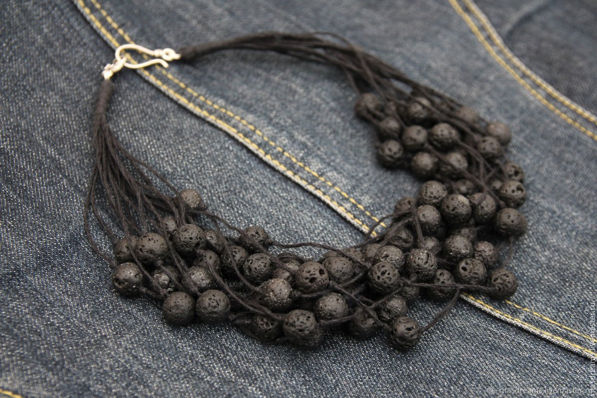 Украшения из льна