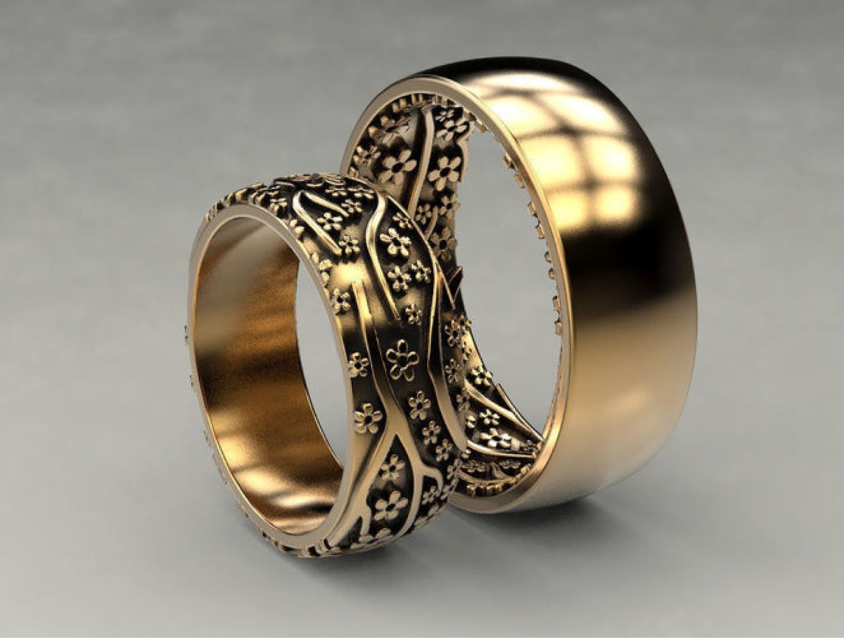 Обручальные кольца парные