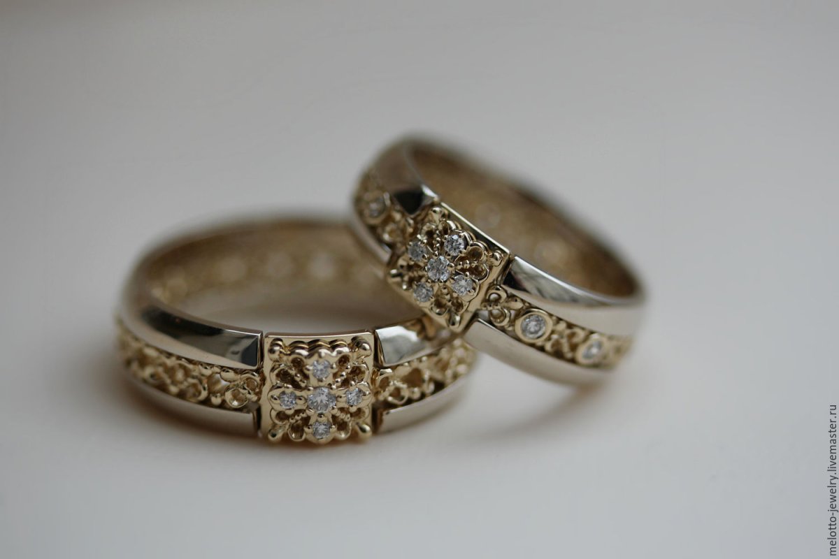 Красивые обручальные кольца