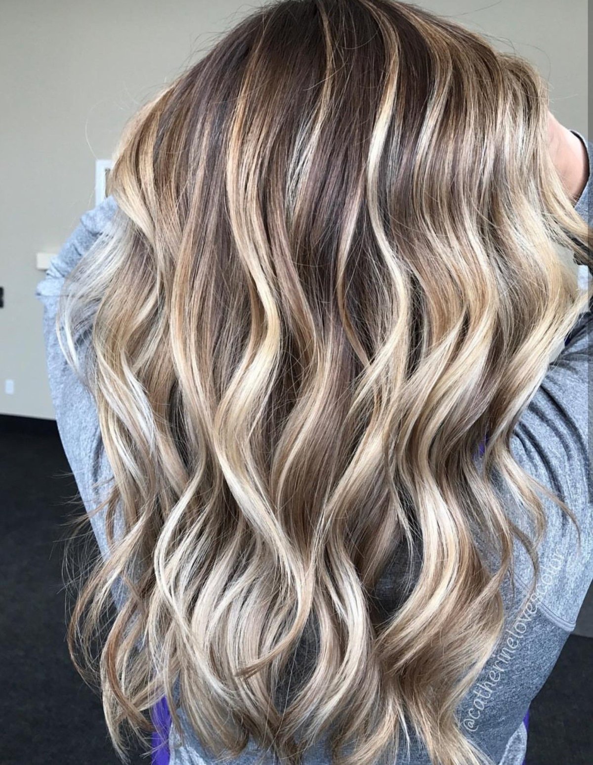 Мелирование балаяж