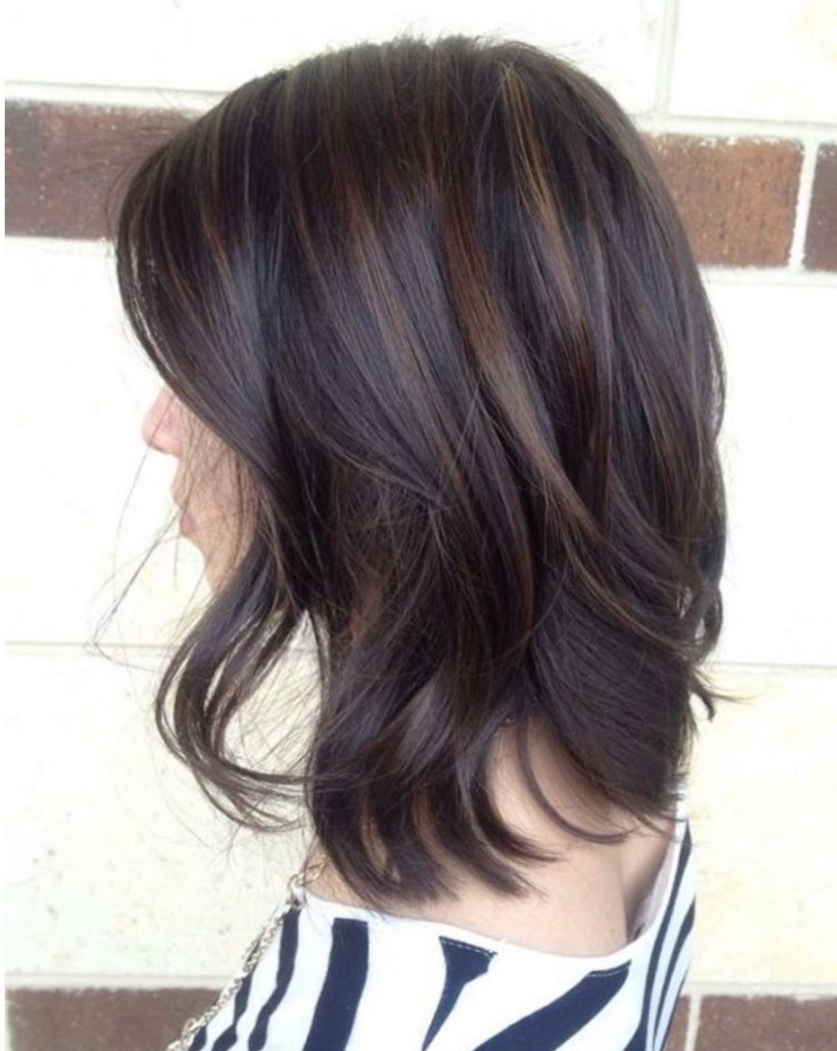 Шатуш на черные волосы короткие