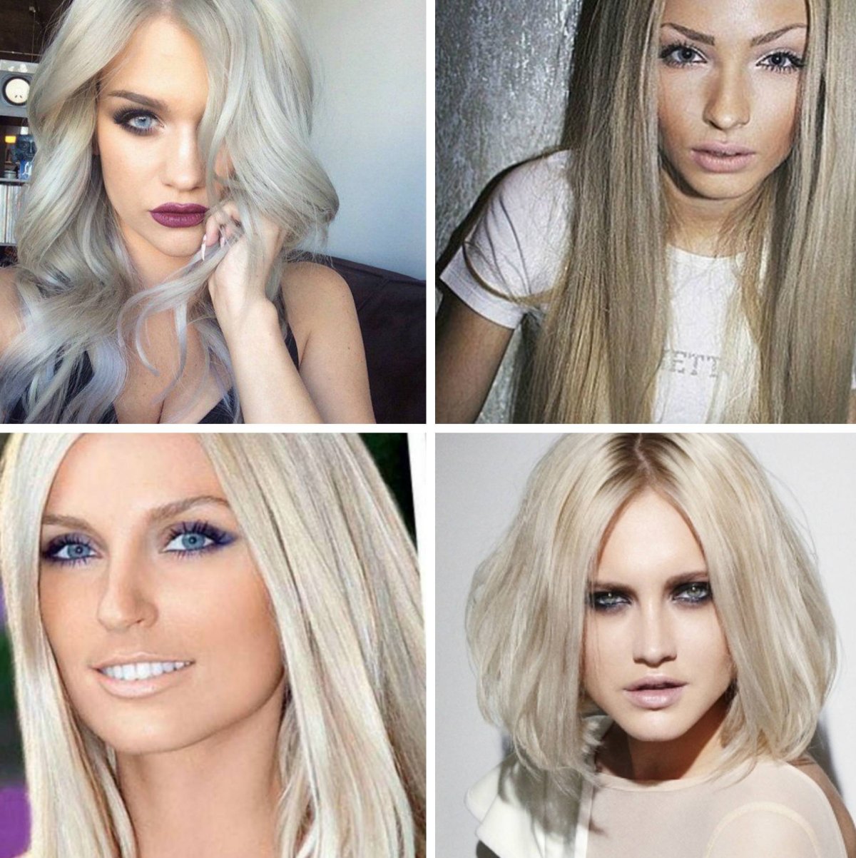 Мелирование блонд и пепел