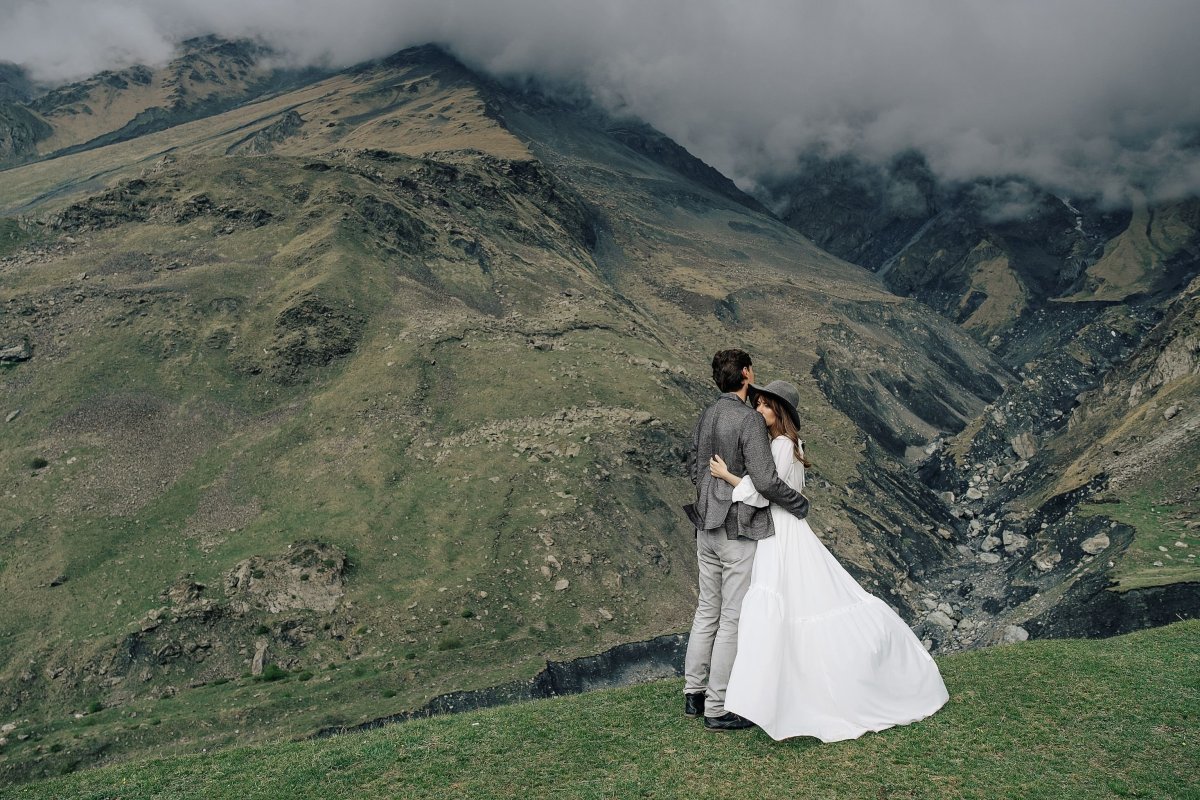 Свадебное платье в грузинском стиле