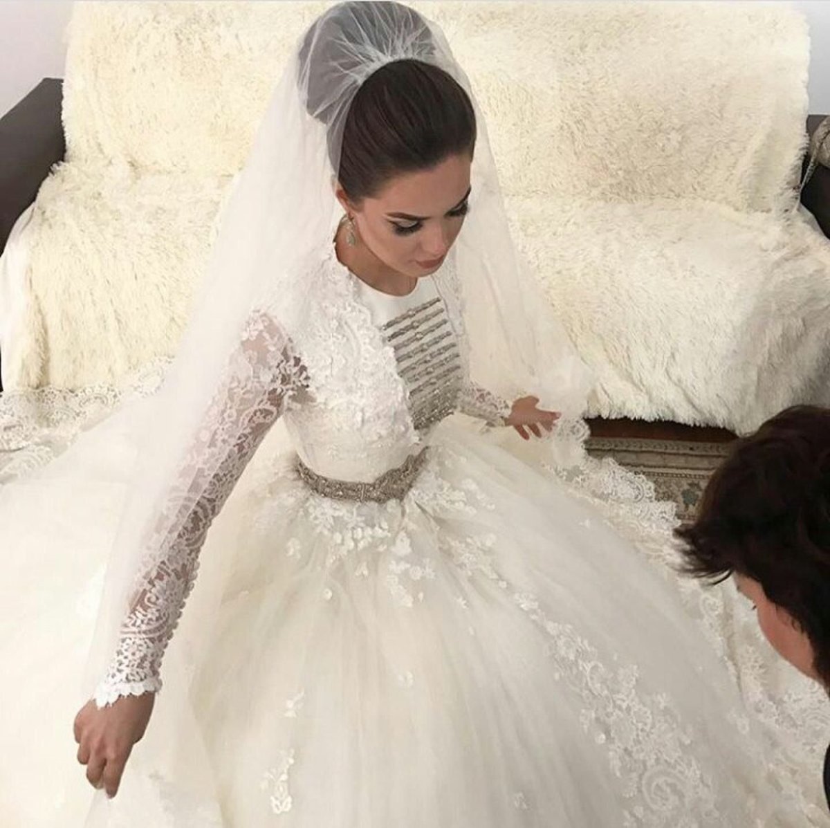 Свадебное платье в Кавказском стиле