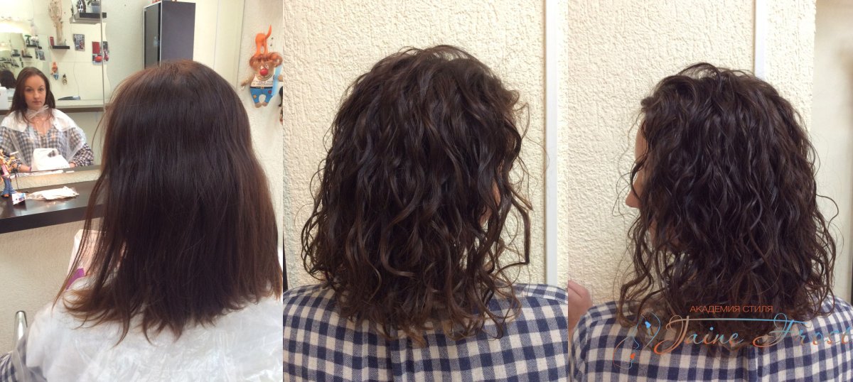 Биозавивка на волосы ниже плеч