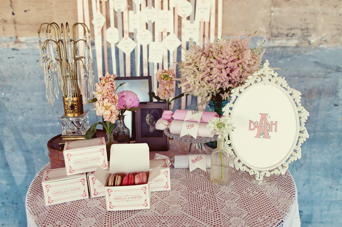 Винтажный стиль свадьбы