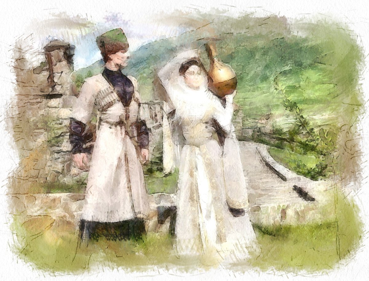 Горянки аварцы Дагестана