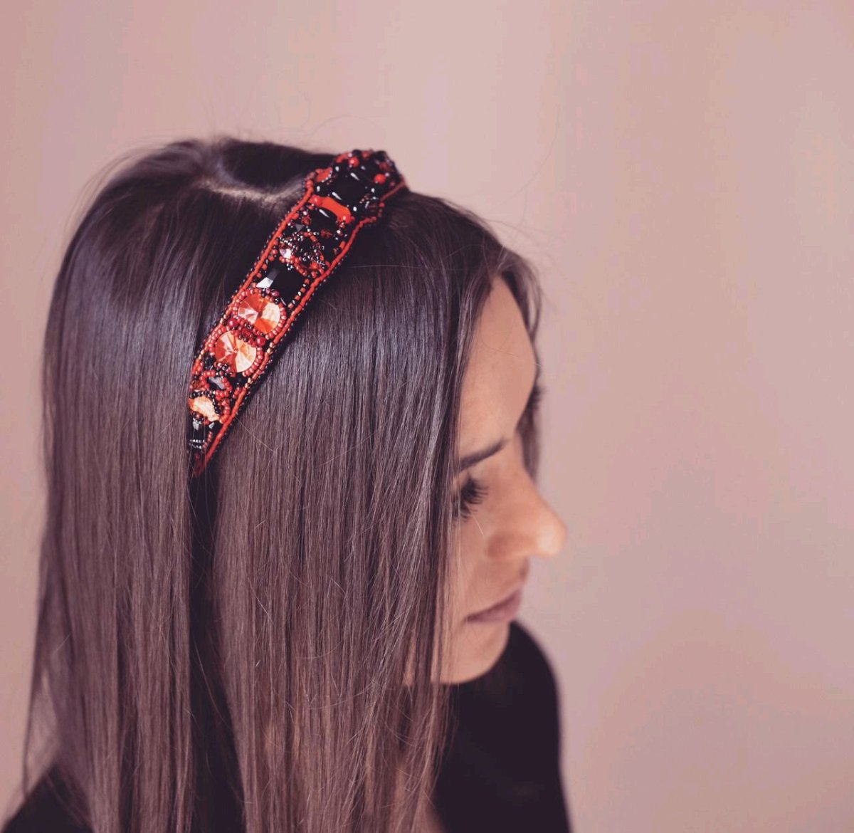 Резинка ободок для волос мужской