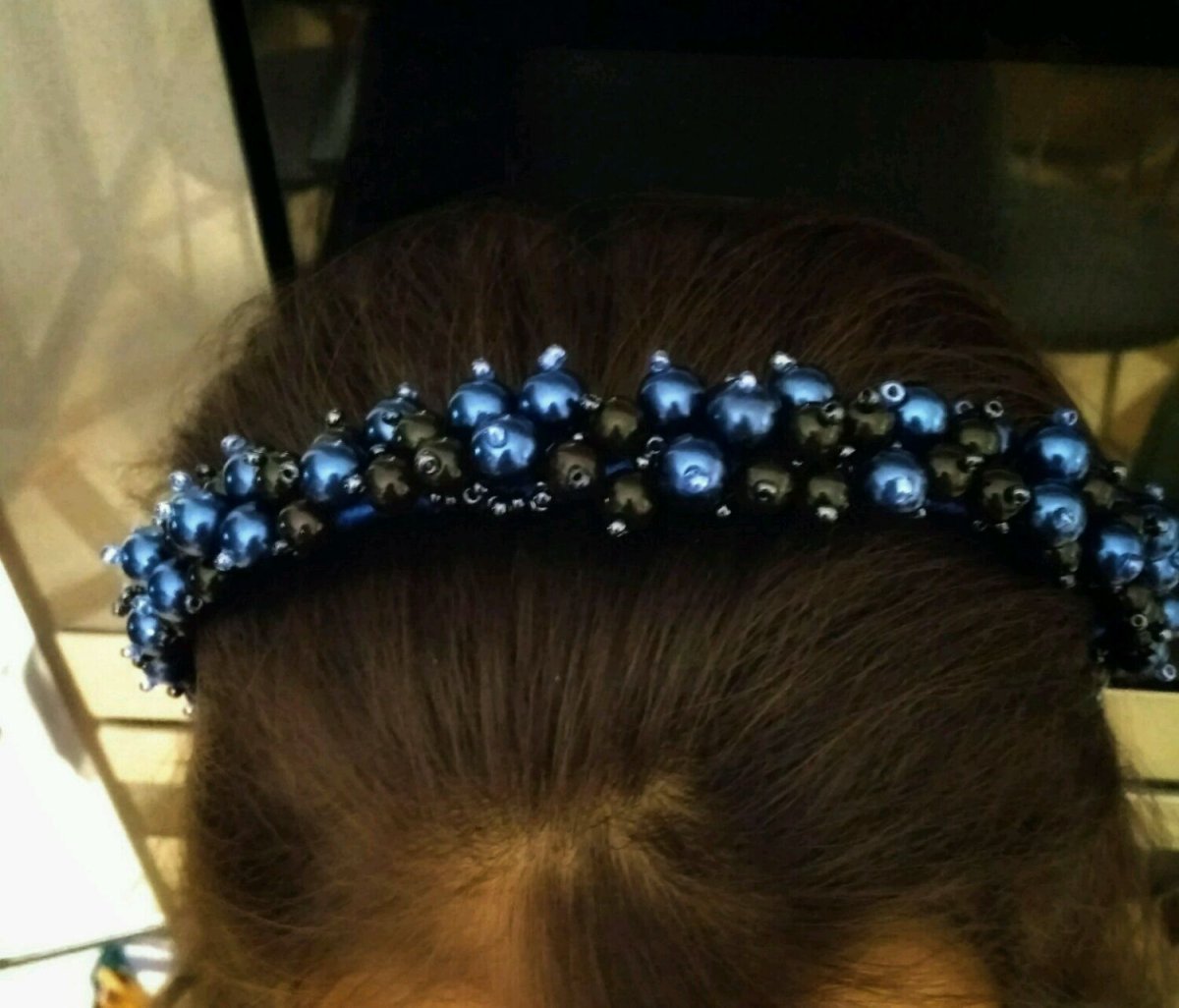 Ободок с зубчиками для волос