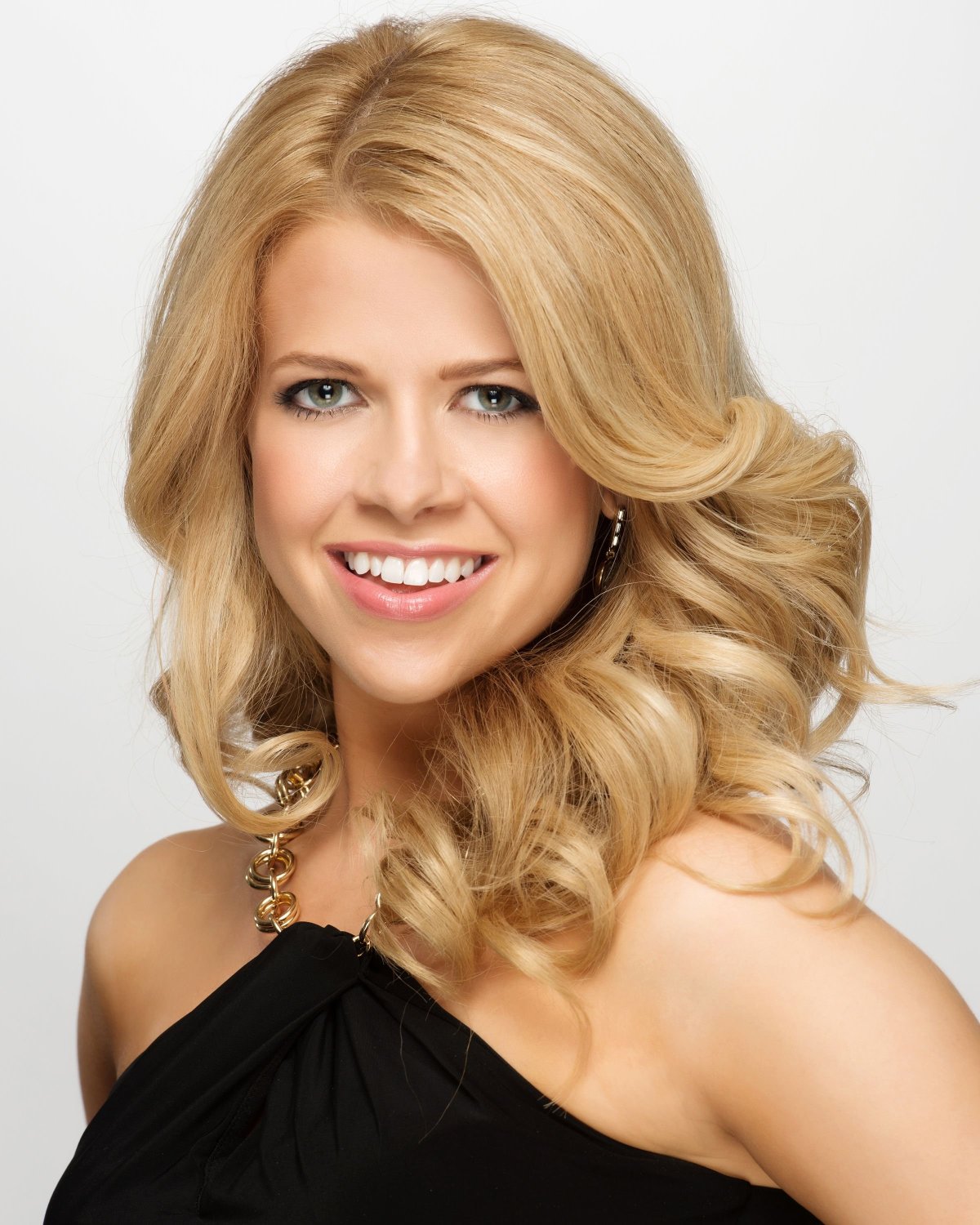 Локоны на средние волосы