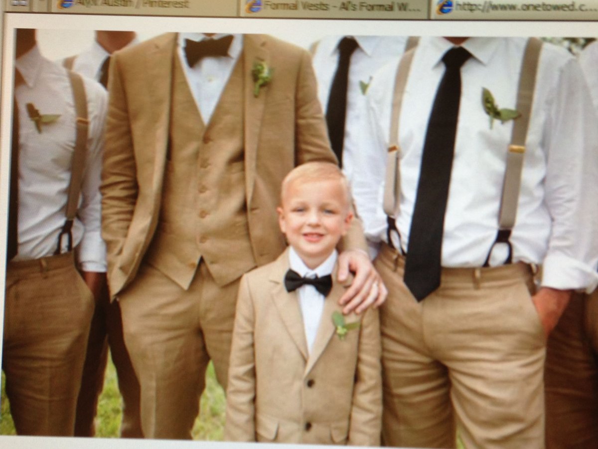 Мужской костюм в стиле рустик