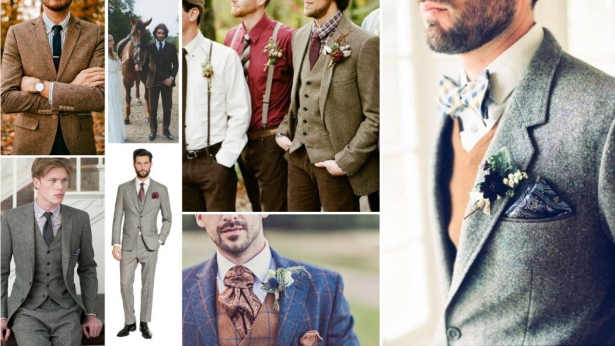 Мужской костюм бохо на свадьбу